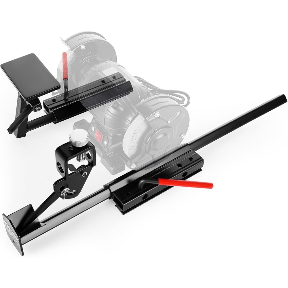 image:imageVEVOR MultiGrind Sharpening System VariGrind Pro Sharpening Jig Kit for 6 amp 8 Bench Grinders  with Platform Long Support Arm amp Fingernail Gouge Jig for Chisels Woodturning Plane Irons