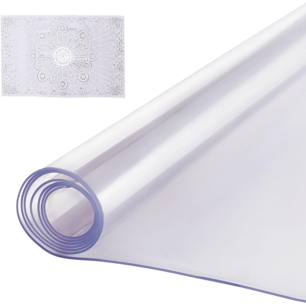 image:imageVEVOR Plastic Table Cover 24 x 48 Inch 15 mm Thick Frosted PVC Desk Mat Protector Waterproof amp Easy Cleaning Desk Pad Tablecloth for Office Dresser Dining RoomNight Stand60 x 40 Rectangular