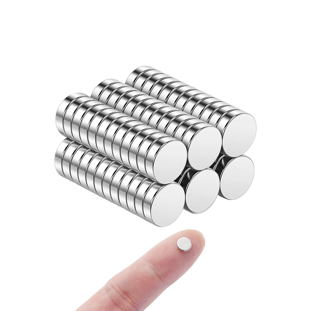image:imageVEVOR Rare Earth Magnets 100 Pcs Strong Round Small Neodymium Magnets Disc with Transparent Storage Box for Whiteboard Refrigerator Cabinet Dry Erase Board Home Kitchen Office School