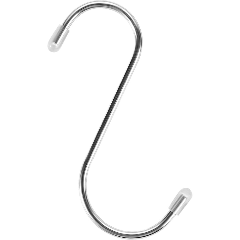 image:imageVEVOR S Hooks 40 Pack 34 Inch Metal S Shaped Hangers of 2205 LBS Load Capacity Heavy Duty Stainless Steel Hanging Hooks for Hanging Plants Jeans Clothes in Garden Closet Kitchen BathroomTraditional