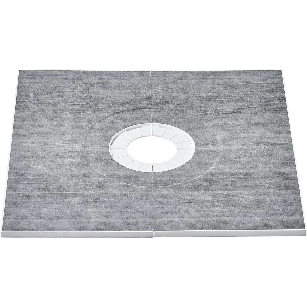 image:imageVEVOR Shower Curb Kit 72x72 Shower Pan Kit with 63 Central Drain Lightweight EPS Shower Installation Kits with 2 Waterproof Cloths Shower Pan Slope Sticks Fit for Bathroom36x36