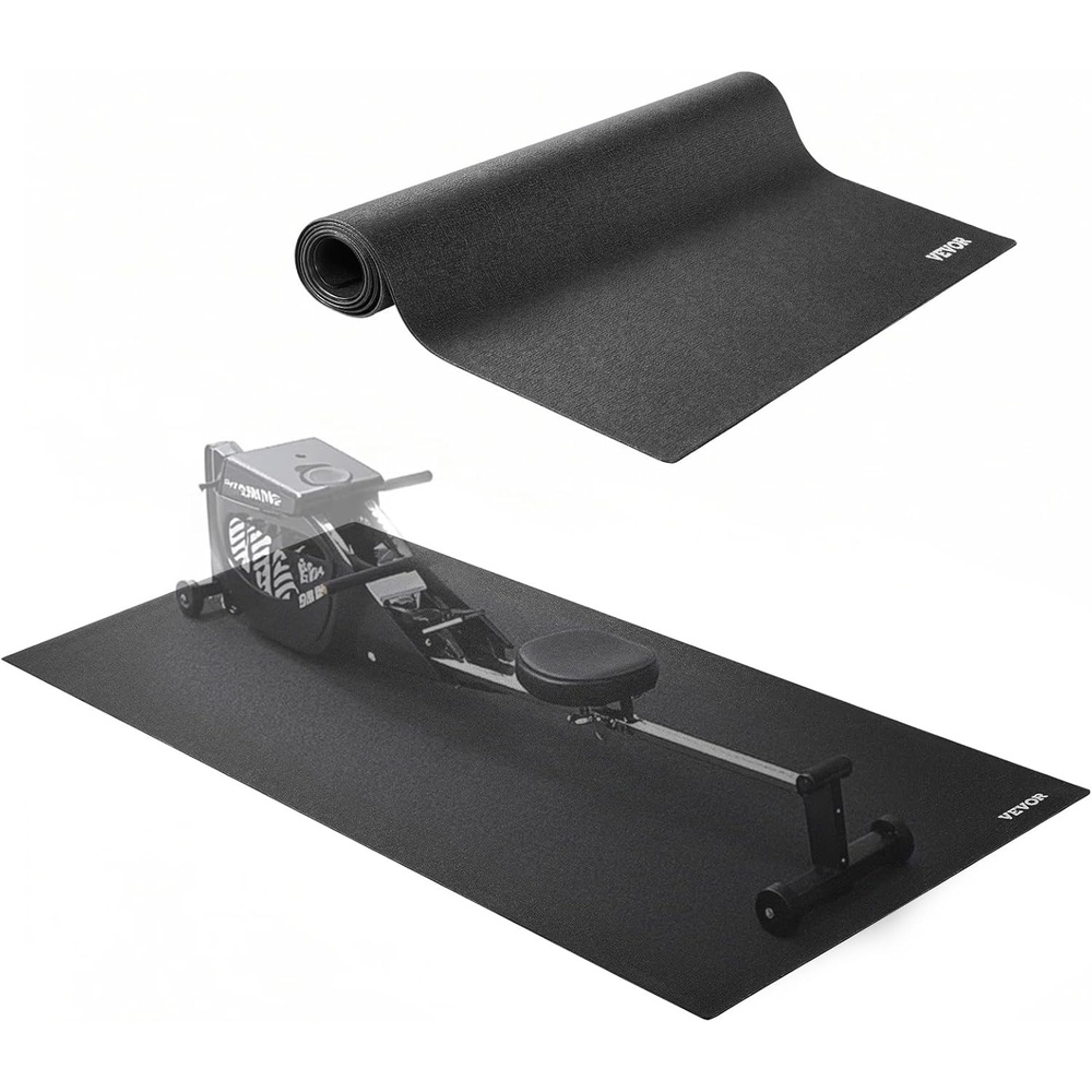 image:imageVEVOR Treadmill Mat for Carpet Floor Exercise Equipment Mat for Treadmills Stationary amp Recumbent Bikes High Density PVC Floor Protector Gym Mats Waterproof and NonSlip for Home Gym36x 79x 016