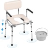Adjustable Height - with Handle & Soft Backrest