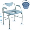 Adjustable Height - with Handle & Backrest -1000LBS Increased Load Capacity