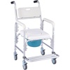 Shower Commode Wheelchair - Basic Fixed Height
