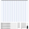 VEVOR PVC Strip Curtain Set (14 Strips + Accessories)