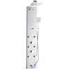 Silver - Adjustable Top Spray - 6 Body Jets - Display Screen