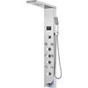 Silver - Fixed Top Spray - 8 Body Jets - Display Screen