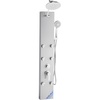 Silver - Adjustable Top Spray - 6 Body Jets