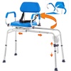 Soft Sliding Tub Transfer Bench with Swivel Seat