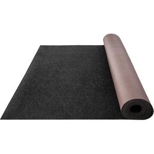 Happybuy 6 ft x 18 ft Brown Marine Carpet for Boats Waterproof – 0.18″ Thick Indoor Outdoor Rug Carpet Roll for Home Patio Porch Deck(Black)