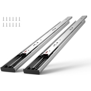 VEVOR 10 Pairs 24 Inch Soft Close Drawer Slides 14 16 18 20 22 24 Inch Heavy Duty Side Mount Rails,Ball Bearing Full Extension Noiseless Dresser Drawer Slides, 100 Lbs Load Capacity(6 Pairs with Soft Close)