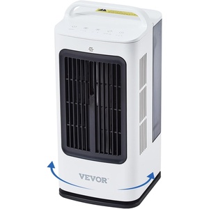 VEVOR 1700ml Portable Air Conditioner, 4-in-1 Evaporative Air Cooler, 3-Speed Mini Air Conditioner with 0-7H Smart Timer, 7-Color Light, 120° Oscillating Mini Desk AC Fan for Bedroom Office Room