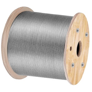 VEVOR 1/8 Stainless Steel Cable, 1000 FT 316 Cable Railing Kit with Cutter and Gloves, 1600 lbs Breaking Strength, 7×7 Strands Marine Aircraft Cable for Handrail Stair Decking Fence Outdoors(5/32 T316)