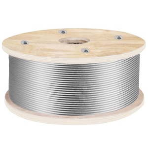VEVOR 1/8 Stainless Steel Cable Railing Kit, 600 FT 316 Marine Aircraft Cable With Cutter and Gloves, 1600 lbs Breaking Strength, 7×7 Strands for Handrail Stair Decking Fence Outdoors(3/16 T316)