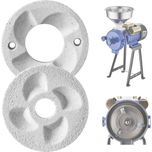 VEVOR 2PCS Grinding Sheets for Electric Grain Mill Grinder, Marble Dry & Wet Grinding Discs, Replacement Grinding Plates Compatible with VEVOR GM-002 Corn Spice Mill Grinder