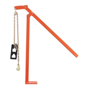 VEVOR 32 in T Post Puller, Heavy Duty Fence Post Puller with 43 in Lifting Chain, Rust-Resistant Steel, Labor-Saving T-Post Remover Tool for Round Fence Posts, Sign Posts & Tree Stumps(36″ with Lifting Chain)