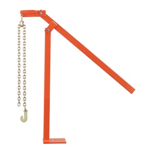 VEVOR 32 in T Post Puller, Heavy Duty Fence Post Puller with 43 in Lifting Chain, Rust-Resistant Steel, Labor-Saving T-Post Remover Tool for Round Fence Posts, Sign Posts & Tree Stumps(32″ with Lifting Chain)