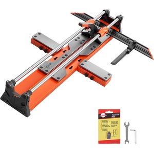 VEVOR 47.2-Inch Manual Tile Cutter, Upgraded Sliding Head Cutting Tool with Spring-Loaded Base, Angle Fence, Tungsten Carbide Cutting Wheel, Alignment Guide, for DIY Pros, Ceramic, Floor, Wall Tiles(Max. Cuts tiles 40 in)