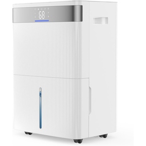 VEVOR 52 Pints Dehumidifier for Home & Basement, 4000 Sq.Ft Large Coverage, Drain Hose for Commercial & Industrial Use, Smart Humidity Control, Low Noise for Warehouses, Bathroom, Bedrooms & Storage(80 Pints)
