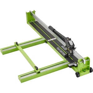VEVOR 63-Inch Manual Tile Cutter, Upgraded Rail and Sliding Head, Precision Alignment Guide, Tungsten Carbide Cutting Wheel, Support Legs with Swivel Wheels, for DIY Pros, Ceramic, Floor, Wall Tiles(48 inchs)