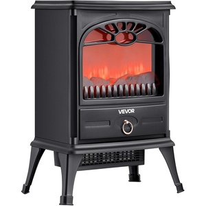 VEVOR 75-Inch Freestanding Fireplace, 1500W 5120 BTU Electric Fireplace Heater with Mantel, Adjustable Flame & Timer, Overheat Protection, Remote Control, for Indoor, Living Room & Bedroom, White(22.8 Inch)