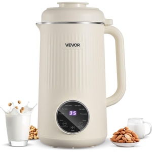 VEVOR 8-in-1 Nut Milk Maker, 41 oz Soy Milk Maker Machine with 10 Blades, for Homemade Oat, Nut, Soy, Juice, Milkshake, Rice Cereal, Plant-Based Beverages with Self-Cleaning, Boil Water, 12-Hour Delay(41oz)
