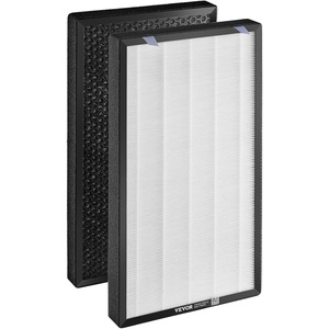 VEVOR Air Purifier Replacement Filter, H13, 3-in-1 Compact & Lightweight Replacement Filter with Durable PP Pre-Filter, Easy-to-Grab Purifier Filter with Activated Carbon, Fit for Cylindrical Purifier(White)