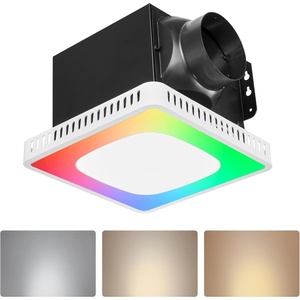 VEVOR Bathroom Exhaust Fan 80 CFM – High-Efficiency Ventilation with All-Copper Motor, 1.5 Sones Low Noise, Remote Control, Energy-Saving Ceiling Fan (Attic Access Required)(7 colors)