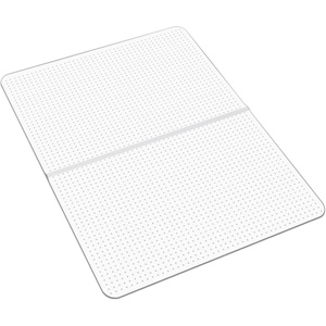VEVOR Chair Mat, 36 x 48 Inch Office Chair Mat for Carpeted Floors, Plastic Floor Protector Rug with Studded, Non-Slip & Easy to Clean, Smooth Glide Under Desk Rug for Home Office (Rectangular)