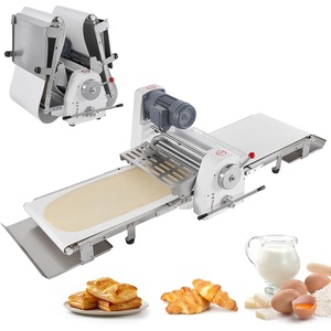 VEVOR Commercial Dough Sheeter Machine, 19.7-Inch Reversible Puff Pastry Sheeter and Fondant Roller, Electric Dough Roller 0-1.4″ Adjustable Thickness, Folding Dough Sheeter for Bakeries, Pastries(19.7 inch)