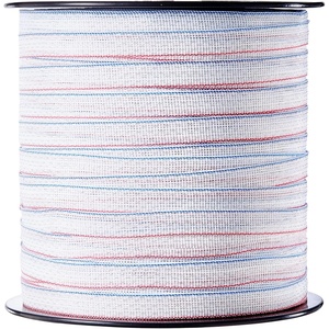 VEVOR Electric Fence Tape, 1640Ft 500M Polytape Fencing Hot Wire, 3/4″ Width 6 Stainless Steel Strands for Reliable Conductivity, UV & Rust Resistance, Portable Polywire for Horse Cattle Livestock(White)