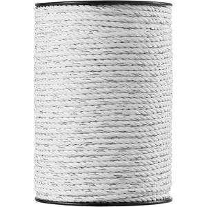 VEVOR Electric Fence Wire, 3366Ft 1026M Portable Polywire, 1/8″ Diameter 6 Stainless Steel Strands for Reliable Conductivity and UV, Rust Resistance, Fencing Rope Line for Horse, Cattle, Livestock(656Ft 200M)