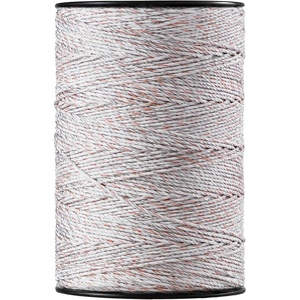 VEVOR Electric Fence Wire, 3366Ft 1026M Portable Polywire, 1/8″ Diameter 6 Stainless Steel Strands for Reliable Conductivity and UV, Rust Resistance, Fencing Rope Line for Horse, Cattle, Livestock(2625Ft 800M)