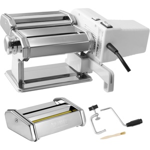 VEVOR Electric Pasta Maker, 150W Automatic Noodle Maker Machine with 8 Pasta Shapes, 4 Intelligent Modes, 500g Flour Capacity Pasta Maker Machine with Measuring Cups, Cleaning Brush for Home Kitchen(Electric)