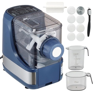 VEVOR Electric Pasta Maker, 150W Automatic Noodle Maker Machine with 8 Pasta Shapes, 4 Intelligent Modes, 500g Flour Capacity Pasta Maker Machine with Measuring Cups, Cleaning Brush for Home Kitchen(Standard)