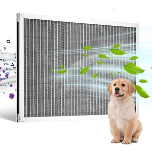 VEVOR Electrostatic Air Filter, 16x25x1 inch Washable & Reusable Aluminum AC/HVAC Furnace Filter, MERV 8 Long Lifetime, Healthier Home or Office (Actual Size: 15.5 x 24.65 x 0.82 in)(15.5″ x 24.7″ x 0.8″)