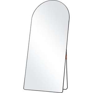 VEVOR Full Length Mirror, 71” x 30” Large Gold Arched Floor Mirror with Stand Aluminum Alloy Frame, Free Leaning Hanging Wall Mounted, Full Body Mirror for Bedroom Living Room(71″L x 32″W)