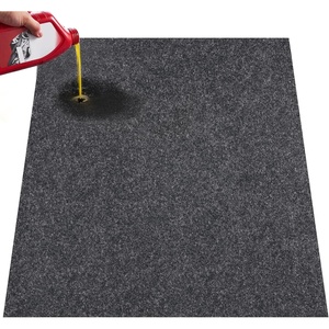 VEVOR Garage Floor Mat, 36 x 60 Inch Oil Spill Mat Garage Floor Mat for Under Car, Waterproof Backing Absorbent Pad for Garages Greenhouses Entrance, Durable & Reusable(3′ x 5′)