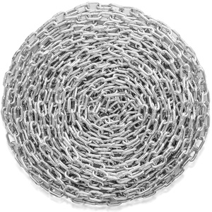VEVOR Grade 30 Chain 1/4 Inch by 100Ft Length Grade 30 Proof Coil Chain Zinc Plated Grade 30 Chain for Towing Logging Agriculture and Guard Rails(5/16 Inch x 92 Ft)