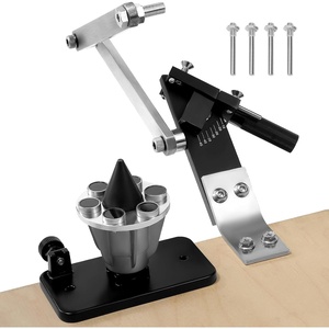 VEVOR Lawn Mower Blade Sharpener, 15° – 45° Adjustable Lawnmower Blade Sharpening Tool with 4 Adapter Pins, Ball Bearing Design & 25mm Enlarged Handle, Compatible with Most Angle Grinders(With balancer)