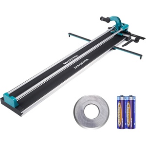VEVOR Manual Tile Cutter, 40 inch, Porcelain Ceramic Tile Cutter with Tungsten Carbide Cutting Wheel, Infrared Positioning, Anti-Skid Feet, Durable Rails for professional installers or beginners(48 inch Double Rails)