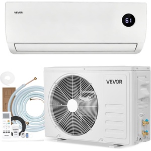 VEVOR Mini Split Air Conditioner, 9000 BTU 230V Fast Cooling & Heating, 19 SEER2 High Efficiency Energy Saving, Quiet Inverter System for 450 Sq.Ft Coverage Area, Easy to Maintain, for Home, Office(9000BTU 230V)
