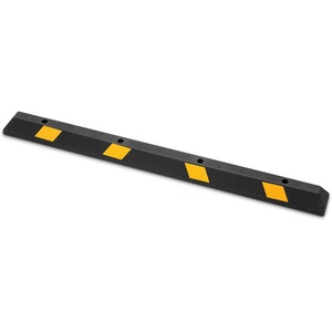 VEVOR Parking Stopper, 16 Inch 2 Pcs Heavy Duty Parking Aid for Garage, PP Curb Garage Floor Stopper with Reflective Strips, Vehicles Gadgets for Cars Vans Trucks Tire Wheel Guide Block Stops Bumpers(72 Inch 1pcs)