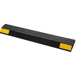 VEVOR Parking Stopper, 16 Inch 2 Pcs Heavy Duty Parking Aid for Garage, PP Curb Garage Floor Stopper with Reflective Strips, Vehicles Gadgets for Cars Vans Trucks Tire Wheel Guide Block Stops Bumpers(18 Inch 2 Pcs)