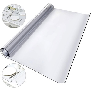 VEVOR Plastic Table Cover 42 x 78 Inch, 2 mm Thick Clear Table Protector, Rectangle Clear Desk Mat, Waterproof & Easy Cleaning for Office Dresser Night Stand(96″ x 42″ (Rectangular))