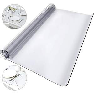 VEVOR Plastic Table Cover 42 x 78 Inch, 2 mm Thick Clear Table Protector, Rectangle Clear Desk Mat, Waterproof & Easy Cleaning for Office Dresser Night Stand(80″ x 42″ (Rectangular))