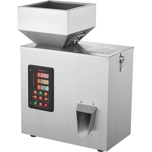 VEVOR Powder Filling Machine 0.002-0.22lbs/1-100g, Automatic Intelligent Particle Weighing Filling Machine, Powder Filler Particle Dispenser for Tea Seeds Grains Powder Flour Beans Glitter Candy(1-100g)
