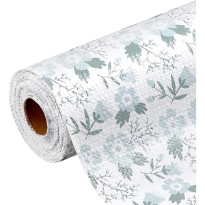 VEVOR Shelf Liner, Drawer Liner for Kitchen Cabinet, Non-Adhesive Non-Slip Waterproof Washable Shelf Paper, Easy to Cut Durable PVC Cabinet Mat for Dresser Pantry Shelve Bathroom(Floral,12in x 23FT)(Classic Floral)