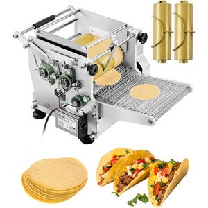VEVOR Tortilla Press, 10 Inch Cast Iron Tortilla and Roti Maker, Heavy Duty Tortilladora Press, Pataconera Makers with Handle and 100 Pcs Parchment Paper, Dough Taco Press for Flour Tortilla, Tawa(4+6 inch)